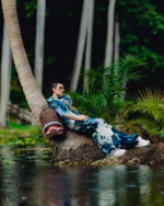 Sprayground Zaino Sharks In Paris Wtf Bubble Brown Check Backpack - immagine 4