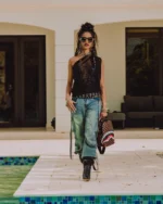Sprayground Tracolla Zainetto Shark In Paris WTF Bubble Brown Check Mini Backpack - immagine 6