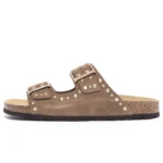 Grunland Suede Tortora Rivetto