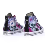 All Star Hi Black Teschi e Fiori - immagine 4