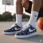 Nike Air Force One Denim Destroy - immagine 2