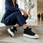 Platform Hi Move Pizzo Rose Nere - immagine 2