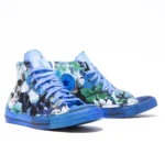 All Star Hi Blue Paint Teschi e Fiori - immagine 3