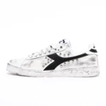 Diadora Game Low Black Swoosh