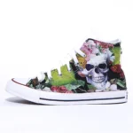 All Star Hi White Teschi e Fiori