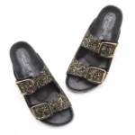 Grunland Stripes Cavallino Glitter Nero