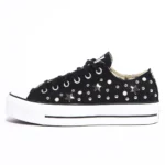 Platform Low Black Cabo Stars