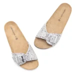 Grunland Mono Glitter Silver Borchie