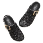 Grunland Stripes Laccio Nero Borchie