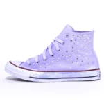All Star Hi Dyeing Purple Strass Perle