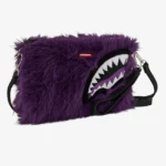 Sprayground Fur Cray Purp Crossover Clutch - immagine 2