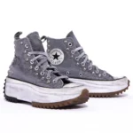 Platform Hike Hi Grey Skull Washed - immagine 3
