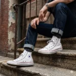 All Star Hi White Back Pelle - immagine 2