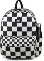 Vans Zaino Big Check Bianco Nero 22 Litri - immagine 5
