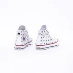 All Star hi White Borchie Strass Kid - immagine 3