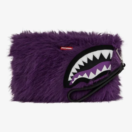 Sprayground Fur Cray Purp Crossover Clutch