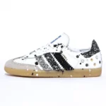 Adidas Samba Triple Silver Paint