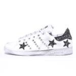 Adidas Stan Smith Back Stars Glitter Nero