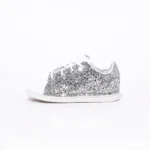 Adidas Stan Smith Silver Glitter Kid