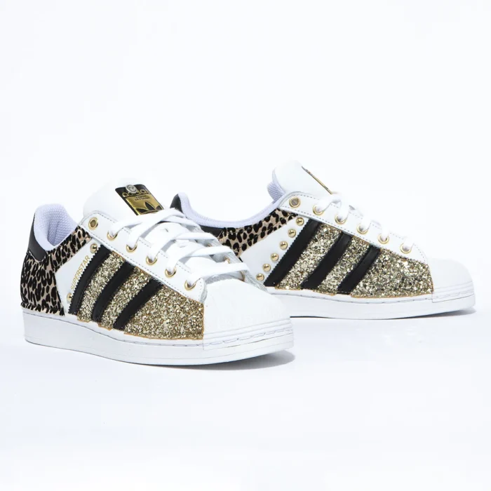 Adidas Superstar Cheetah Glitter Oro - immagine 2