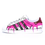 Adidas Superstar Fuxia Pouring Paint