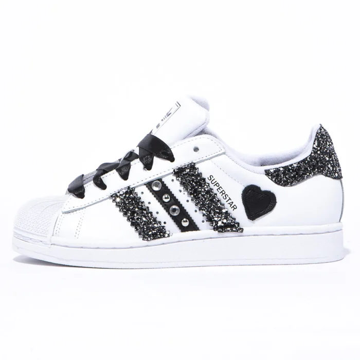 Adidas Superstar Glitter Heart Strass - immagine 1