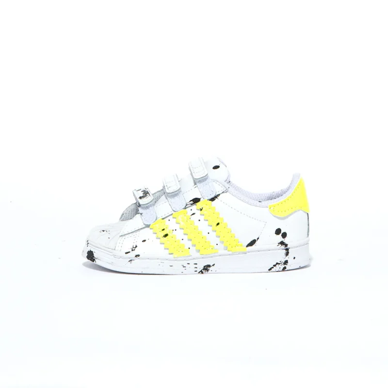 Adidas Superstar Neon Drip Kid | Il Maltese Lab - Scarpe personalizzate