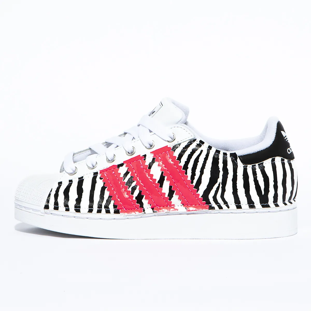Adidas Superstar Zebra Neon Il Maltese Lab Scarpe personalizzate