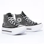 Platform Double Stack Hi Black Borchie - immagine 2