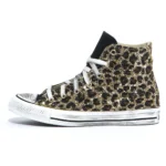 All Star Hi Black Glitter Animalier