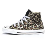 All Star Hi Leo Animalier Black Kid