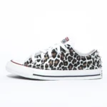 All Star Low White Animalier