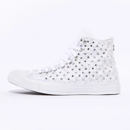All Star hi Monocromo Pizzo Strass