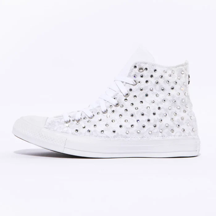 All Star hi Monocromo Pizzo Strass - immagine 1
