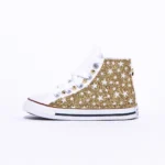 All Star Hi Glitter Oro Stelle Kid