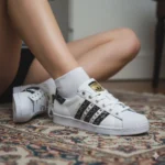 Adidas Superstar Glitter Stripes Black Borchie - immagine 2