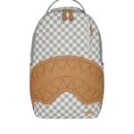 Sprayground Zaino Embossed Cream Check Backpack