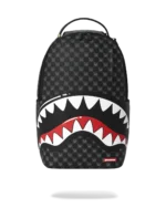 Sprayground Zaino Sharks In Paris Wtf Bubbly Black Check Backpack