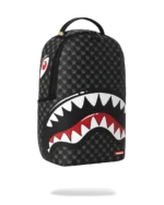 Sprayground Zaino Sharks In Paris Wtf Bubbly Black Check Backpack - immagine 2