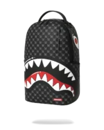 Sprayground Zaino Sharks In Paris Wtf Bubbly Black Check Backpack - immagine 10