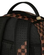 Sprayground Zaino Sharks In Paris Wtf Bubble Brown Check Backpack - immagine 13