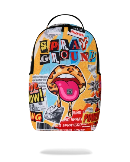 Sprayground Zaino Lips Magazine Collage Backpack