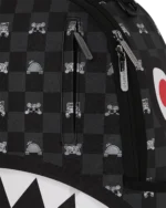 Sprayground Zaino Gray Peeking Character Check Backpack - immagine 5