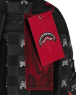 Sprayground Zaino Gray Peeking Character Check Savage Backpack - immagine 5