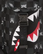 Sprayground Zaino Gray Peeking Character Monte Carlo Check Backpack - immagine 8