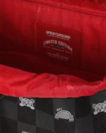 Sprayground Zaino Gray Peeking Character Monte Carlo Check Backpack - immagine 9
