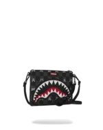 Sprayground Pochette Gray Peeking Character Crossover Clutch - immagine 2
