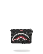 Sprayground Pochette Gray Peeking Character Crossover Clutch - immagine 3