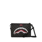 Sprayground Sharks In Paris Balloon Black Crossover Clutch