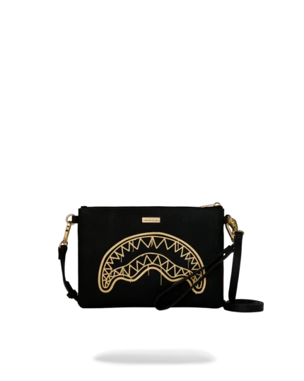 Sprayground That Gold Drap Crossover Clutch